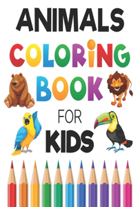 Animals Coloring book For Kids