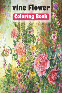 vine Flower Coloring Book