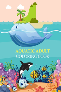 Aquatic Adult Coloring Book