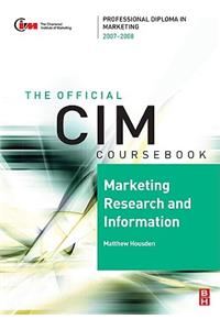 Marketing Research and Information