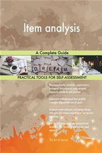 Item analysis A Complete Guide