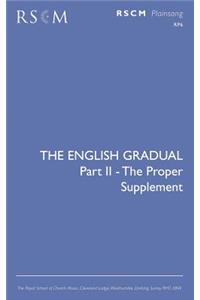 The English Gradual Supplement
