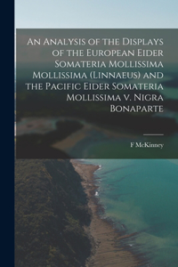 An Analysis of the Displays of the European Eider Somateria Mollissima Mollissima (Linnaeus) and the Pacific Eider Somateria Mollissima V. Nigra Bonaparte