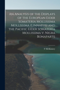 Analysis of the Displays of the European Eider Somateria Mollissima Mollissima (Linnaeus) and the Pacific Eider Somateria Mollissima V. Nigra Bonaparte