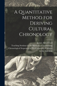 Quantitative Method for Deriving Cultural Chronology