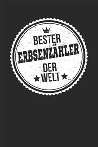 Bester Erbsenzähler Der Welt: A5 Liniertes - Notebook - Notizbuch - Taschenbuch - Journal - Tagebuch - Ein lustiges Geschenk für die Besten Männer Der Welt