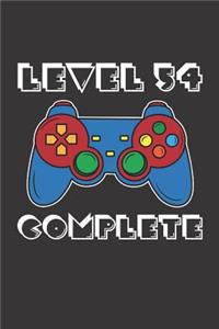 Level 54 Complete
