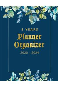 5 Year Planner Organizer 2020 - 2024