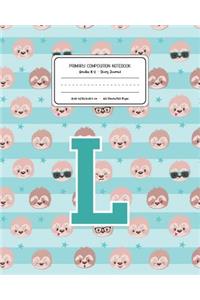 Primary Composition Notebook Grades K-2 Story Journal L