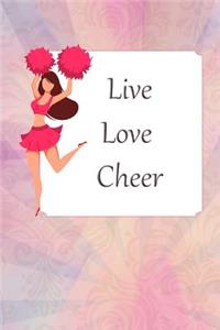 Thick Cheerleading Notebook (120 Pages) - Cheerleading gifts for girls, cheer stuff for girls, cheerleading accessories