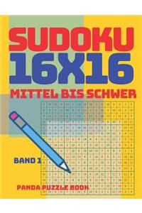 Sudoku 16x16 - Mittel Bis Schwer - Band 1