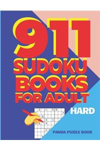 911 Sudoku Books For Adults Hard