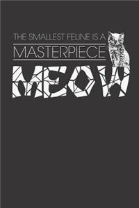 Cat Meow Masterpiece Notebook Journal