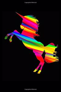 Rainbow Striped Unicorn