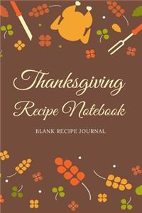 Thanksgiving Recipe Notebook