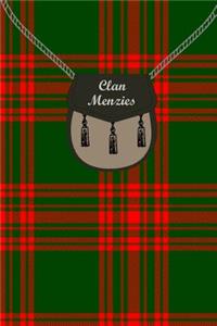 Clan Menzies Tartan Journal/Notebook