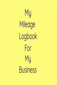 My Mileage Logbook For My Business