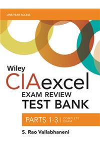 Wiley Ciaexcel Exam Review 2018 Test Bank