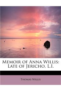 Memoir of Anna Willis