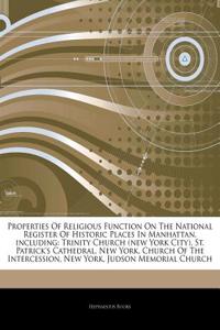 Articles on Properties of Religious Function on the National Register of Historic Places in Manhattan, Including