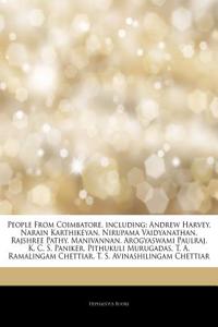 Articles on People from Coimbatore, Including