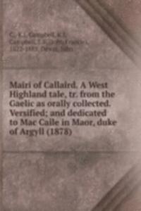 Mairi of Callaird