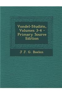 Vondel-Studien, Volumes 3-4
