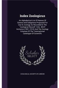 Index Zoologicus