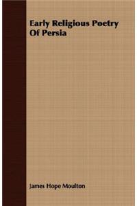 Early Religious Poetry Of Persia