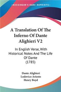 Translation Of The Inferno Of Dante Alighieri V2