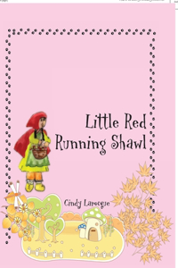 Little Red Running Shawl