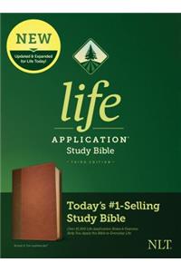 NLT Life Application Study Bible, Third Edition (Leatherlike, Brown/Tan)