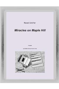 Novel Unit for Miracles on Maple Hill