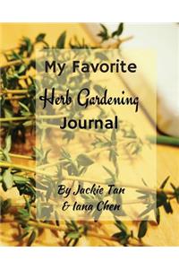 My Favorite Herb Gardening Journal