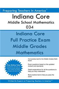 Indiana Core Middle School Mathematics 034