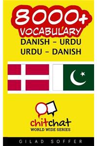 8000+ Danish - Urdu Urdu - Danish Vocabulary