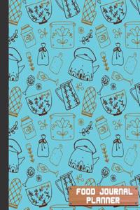 Food Journal and Planner: 60 Days Challenge Diet Food Journal 7.5x9.25 - Perfect Food and Exercise Tracker 120 Pages (Twin Page) Vol. 3: Food Jo