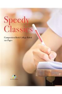 Speedy Classics Composition Book College Ruled 120 Pages