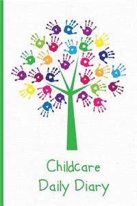 Childcare Daily Diary, Hand Print Tree
