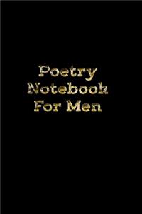 Poetry Notebook For Men