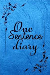 One Sentence Diary