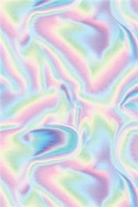 Rainbow Holographic Foil Journal