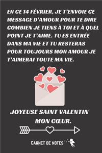 Joyeuse Saint Valentin Mon Coeur