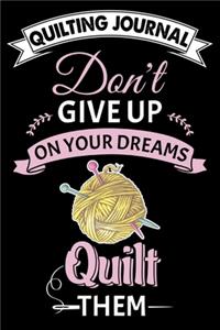 Quilting Journal