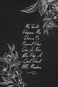 Ma Tante Préférée M'a Donné Ce Carnet Pour Que Je N'oublie Pas À Quel Point Elle M'adore.