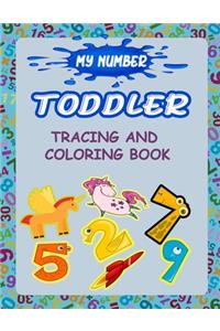 My Number Toddler Tracing And Coloring Book