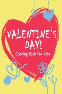 Valentine's Day coloring book for kids