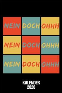 Kalender 2020 Nein Doch Ohhh
