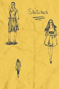 Sketches 120 dotted Pages 6x9 inch Notebook