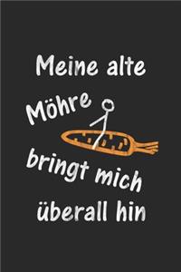 Meine alte Möhre bringt mich überall hin